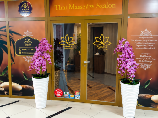 Aurora Thai Masszázs Szalon bejárata Aurora Thai Masszázs Szalon bejárata